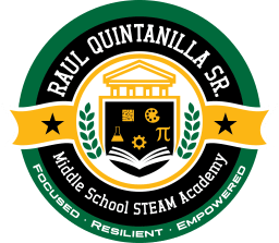 Raul Quintanilla Sr Middle Steam Academy logo